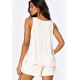 Blusa Regata Arapari em Viscose Off-White