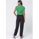Calça Cenoura Viscose Preta