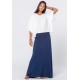 Saia Longa Malha SAZ Azul Marinho