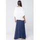 Saia Longa Malha SAZ Azul Marinho