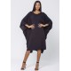 Vestido Kaftan Piracema Viscose Longo Preto