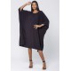 Vestido Kaftan Piracema Viscose Longo Preto