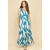 Vestido Longo Acará Malha Estampa Geométrico Blue
