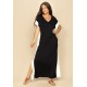 Vestido Bicolor Nheengatu Malha Preto e Branco