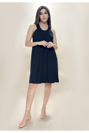 Vestido Curto Basic Preto