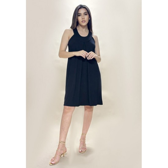 Vestido Curto Basic Preto