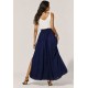 Saia Longa Viscose Azul