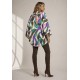 Kimono Viscose Manga Ampla Estampa Encanto Botânico