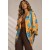 Kimono Viscose Manga Ampla Estampa Aurora Botânica
