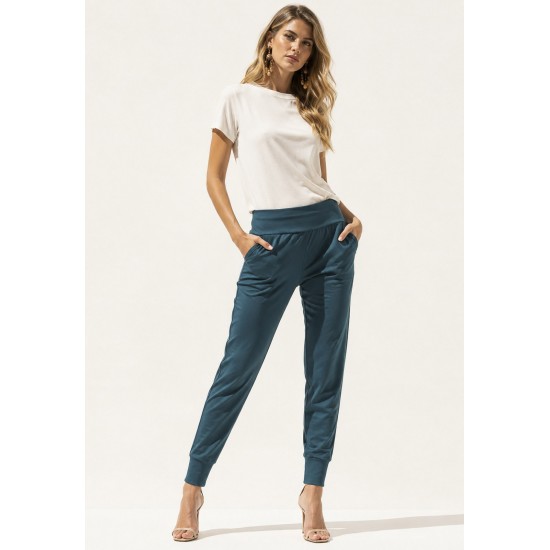 Calça Saruel Malha com Bolso Verde
