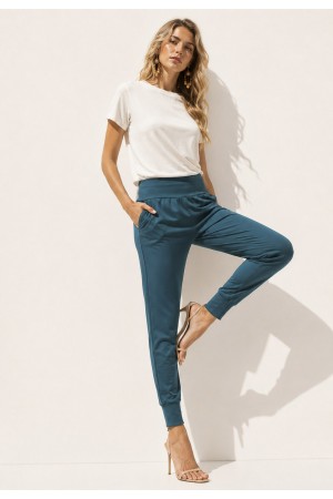Calça Saruel Malha com Bolso Verde