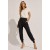 Calça Saruel Malha com Bolso Preta