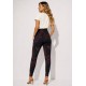 Calça Saruel Malha com Bolso Estampa Antúrios Lilás