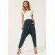 Calça Saruel Malha com Bolso na Frente Verde