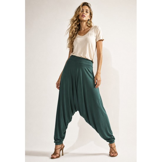 Calça Saruel Iracema Malha Verde