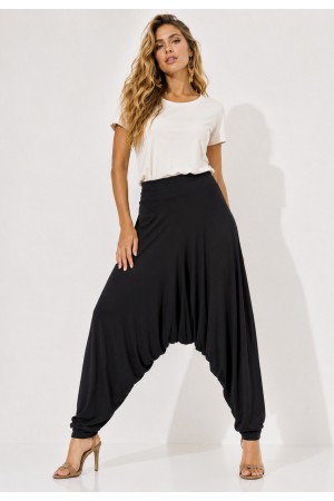 Calça Saruel Iracema Malha Preta