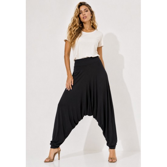 Calça Saruel Iracema Malha Preta
