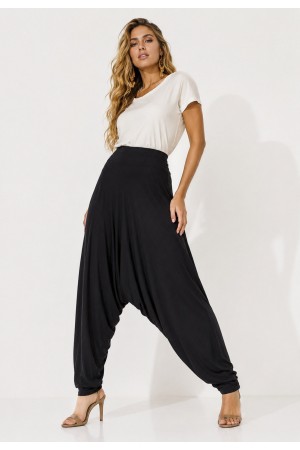 Calça Saruel Iracema Malha Preta
