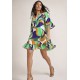 Vestido Curto Viscose Estampa Brisa do Mar