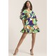 Vestido Curto Viscose Estampa Brisa do Mar