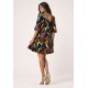 Vestido Curto Viscose Estampa Aurora Urbana