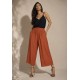 Calça Pantacourt Elastic Embaú Terracota