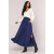 Saia Longa Viscose Azul