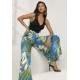 Calça Pantalona Elastic Embaú Estampa Brisa Botânica