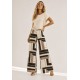 Calça Pantalona Granja Malha Estampa Igaci