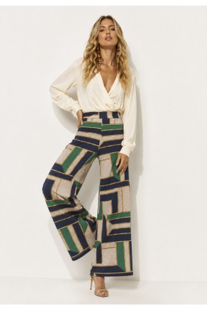 Calça Pantalona Granja Malha Chapada de Areia
