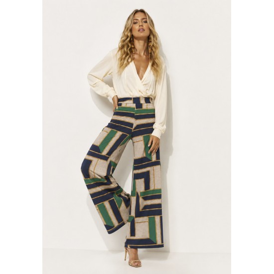 Calça Pantalona Granja Malha Chapada de Areia