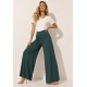 Calça Pantalona Granja Malha Verde