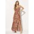 Vestido Longo Jambo Malha Aberturas Palmas da Terra