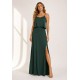 Vestido Longo Amana Malha Aberturas Verde