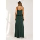 Vestido Longo Amana Malha Aberturas Verde