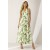 Vestido Longo Acará Malha Estampa Verde Selvagem
