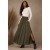 Saia Longa Viscose Verde