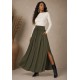 Saia Longa Viscose Verde