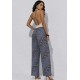 Calça Pantalona Granja Malha Estampa Murici