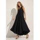 Vestido Longo Acará Malha Preto