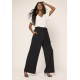 Calça Transpasse Nadi Pantalona Preta