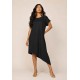 Vestido Midi Plano Preto