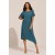 Vestido Midi Plano Verde