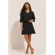 Vestido Curto Kaolin Viscose Preto