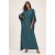 Vestido Kaftan Viscose Longo Verde 