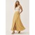 Saia Midi com Zíper Amarelo Dijon