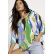 Blusa Morcego Ampla Tangará Estampa Selva Urbana