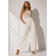 Calça Pantacourt Elastic Embaú Off White