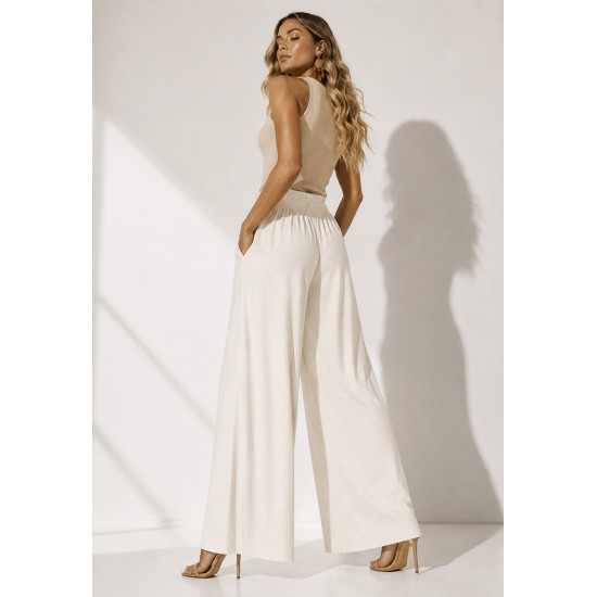 Calça Pantacourt Elastic Embaú Off White