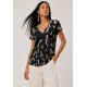 Blusa Fibra de Bambu Amazonia Vital Estampa Geometrica